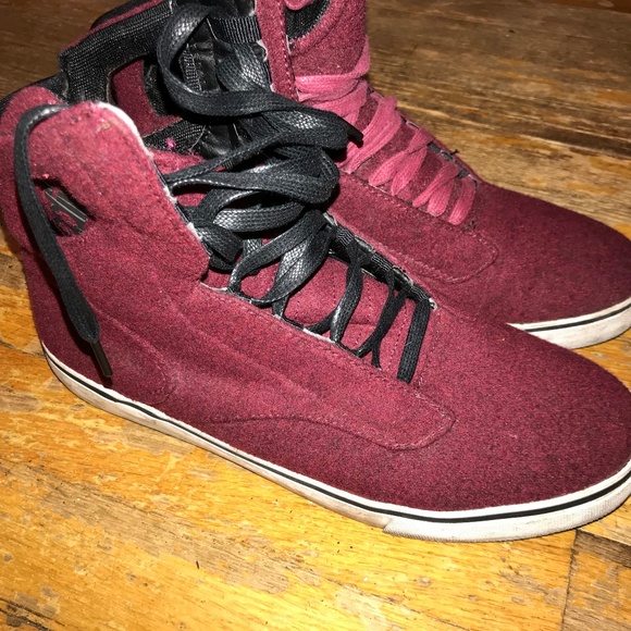 Radii Noble VLC Hi Burgundy Wool Sz 9.5 EU 43 - Picture 4 of 7